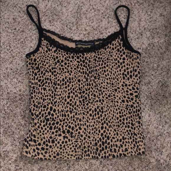 Brandy Melville Tops - Brandy Melville Cheetah Skylar Tank Top